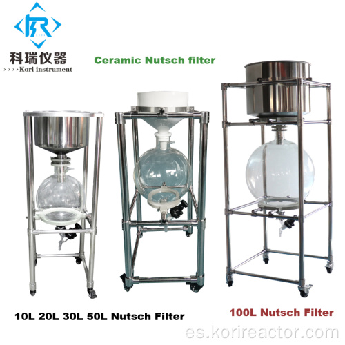 Precio del secador de filtro industrial Nutsche ZF-50L Lab